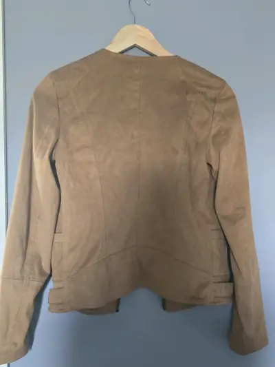 Chaqueta de gamuza marrón para mujer ASH - miniatura 5