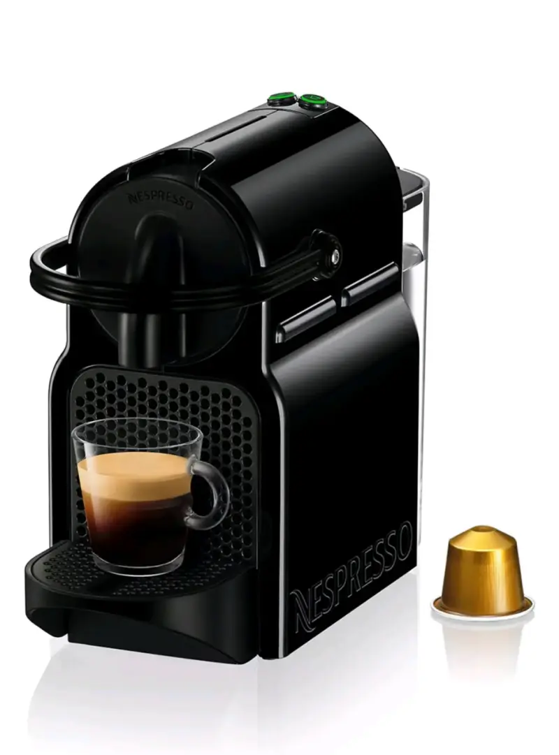 Máquina de café Nespresso Inissia negra compacta - 1