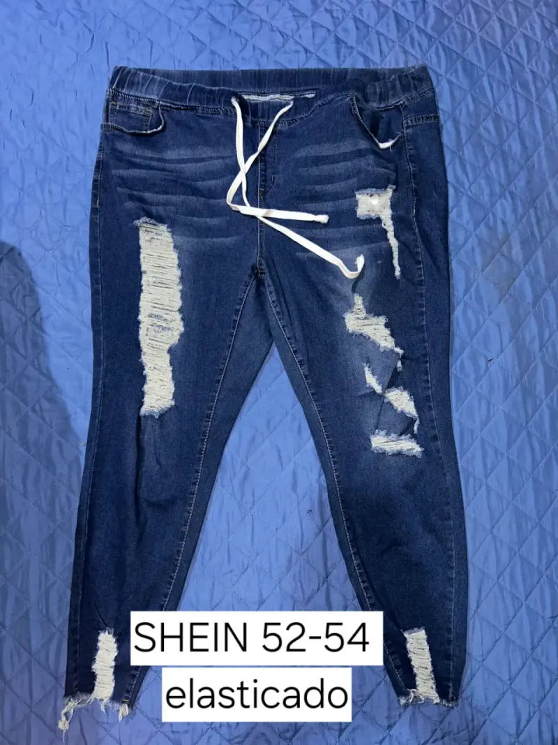 Jeans elásticos Shein desgastados talla 52-54