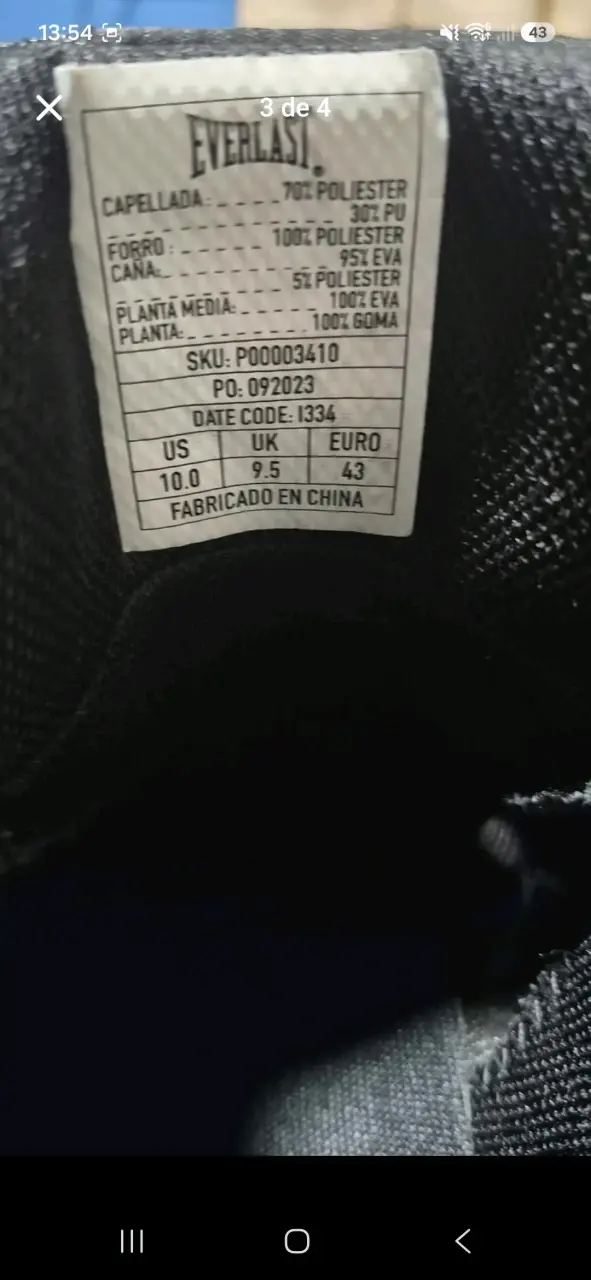 Zapatillas deportivas Everlast y Guantes de boxeo - 2