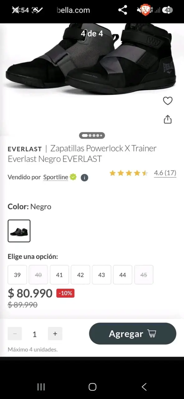 Zapatillas deportivas Everlast y Guantes de boxeo - 3