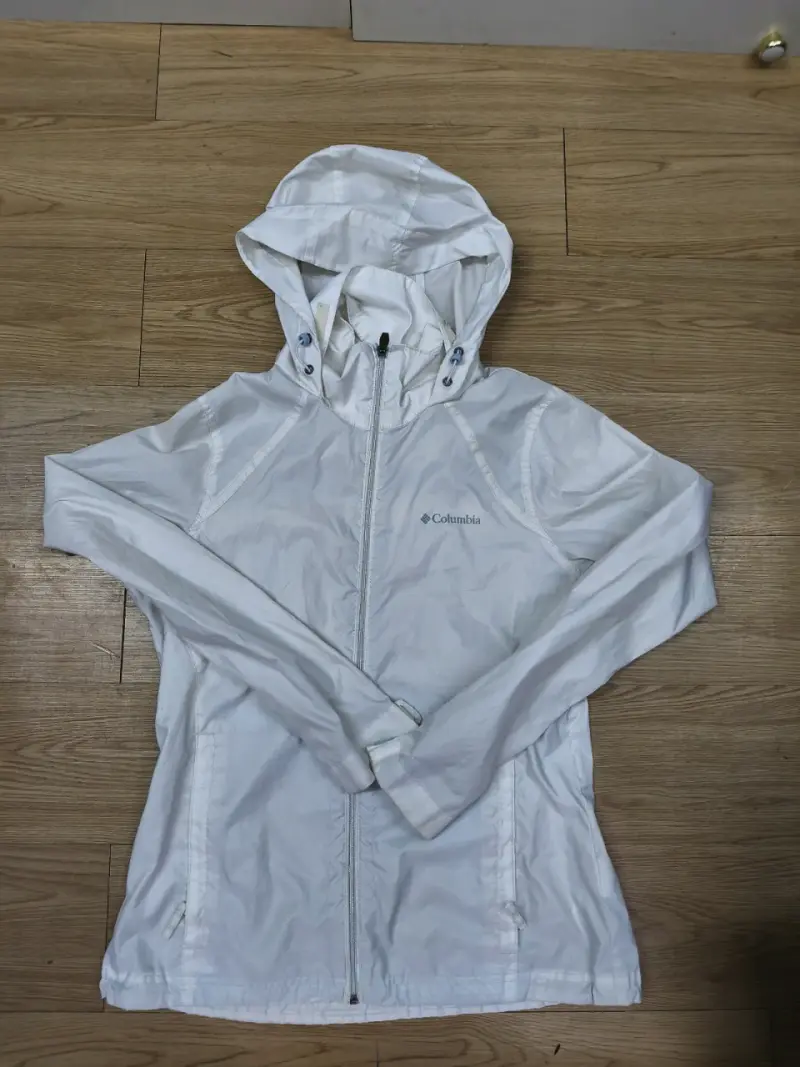 Chaqueta impermeable blanca Columbia para mujer - 1