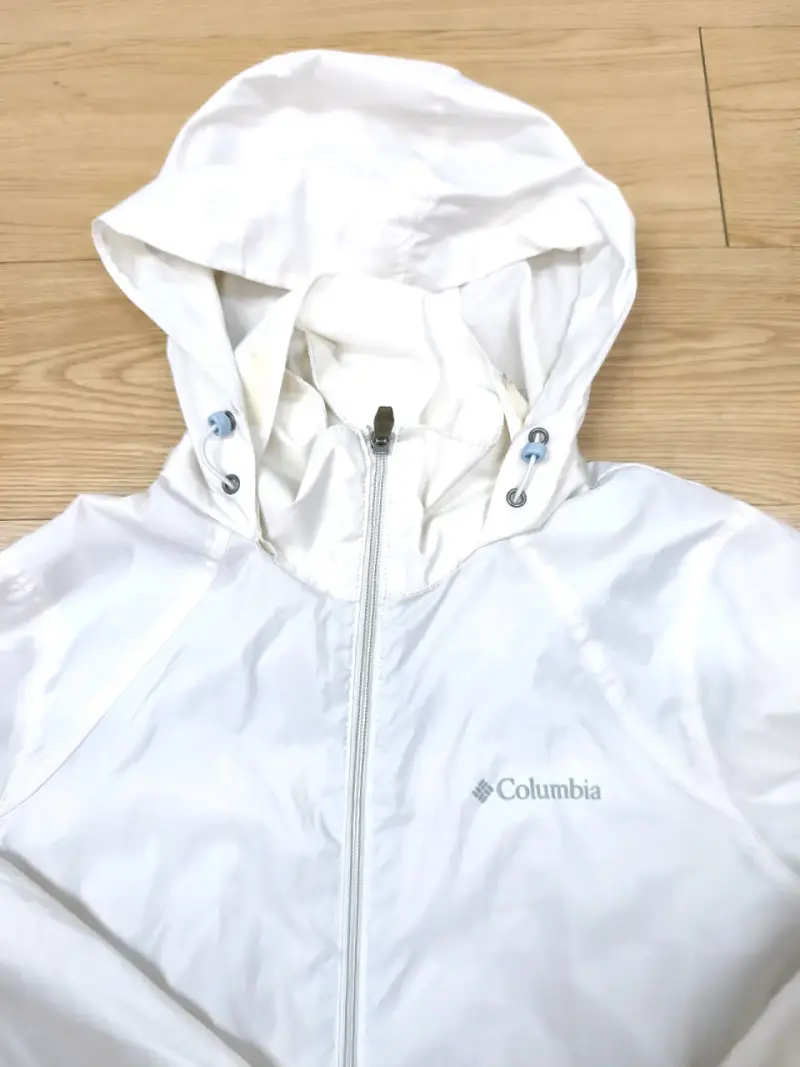 Chaqueta impermeable blanca Columbia para mujer - 2