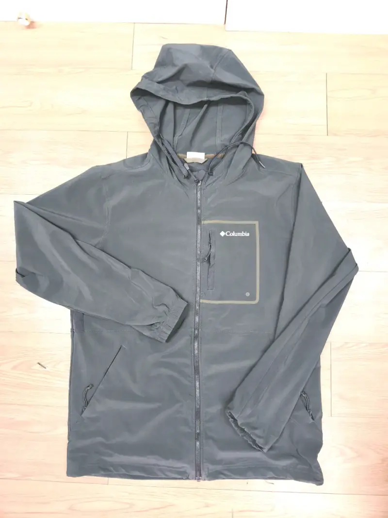 Chaqueta impermeable Columbia con capucha - 1