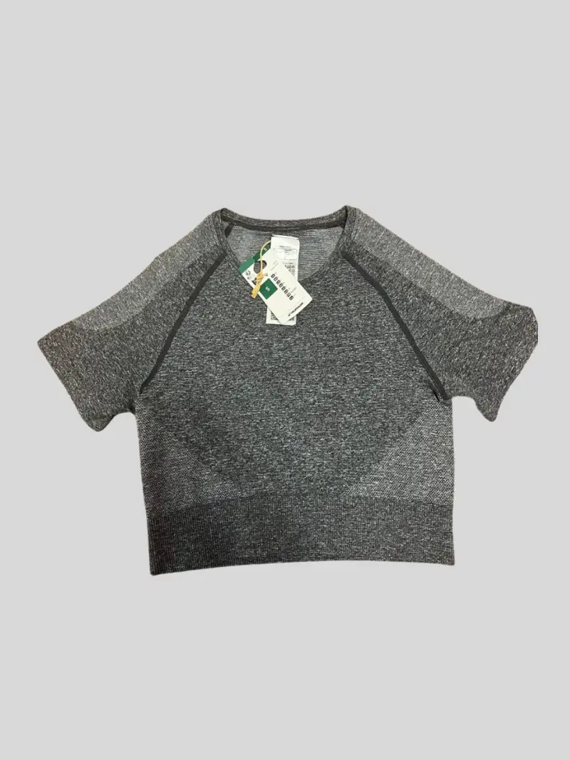 Polera deportiva gris mujer Declathon nueva
