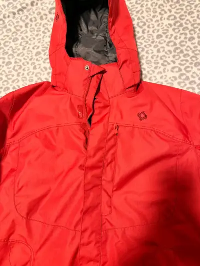 Chaqueta de invierno roja DOITE Waterproof - miniatura 2