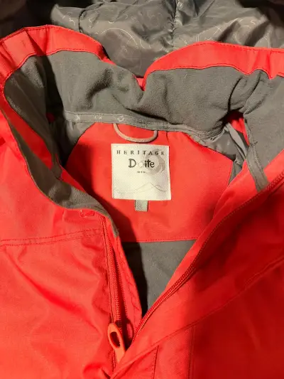Chaqueta de invierno roja DOITE Waterproof - miniatura 3