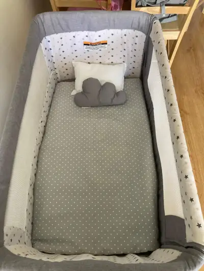 Cuna Colecho Safety 1st Dream With Me Gris + Acces - miniatura 1