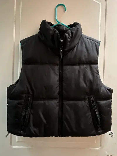 Chaqueta acolchado negro sin mangas talla L - miniatura 1