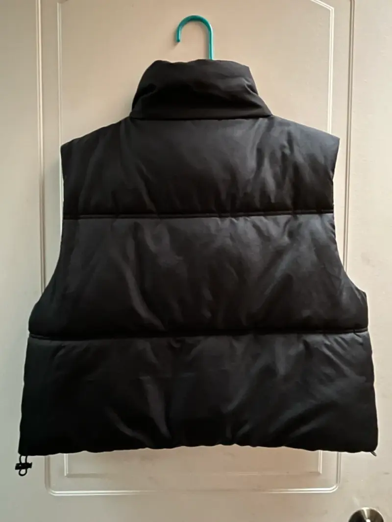 Chaqueta acolchado negro sin mangas talla L - 2