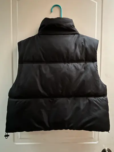 Chaqueta acolchado negro sin mangas talla L - miniatura 2