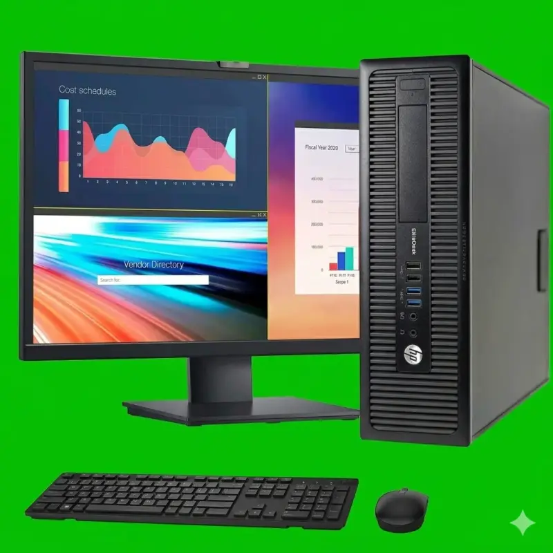 Pc Hp G1 Intel Core I5, 8gb, 500gb+ Monitor 19,wif - 2