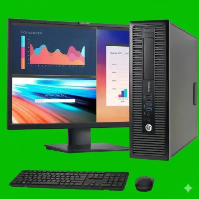 Pc Hp G1 Intel Core I5, 8gb, 500gb+ Monitor 19,wif - miniatura 2