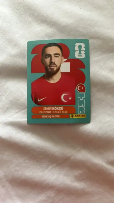 Lámina Panini FIFA 2023 Orkun Kökçü Turquía - miniatura 1