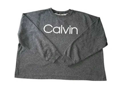 Polerón Calvin Klein gris unisex - miniatura 1
