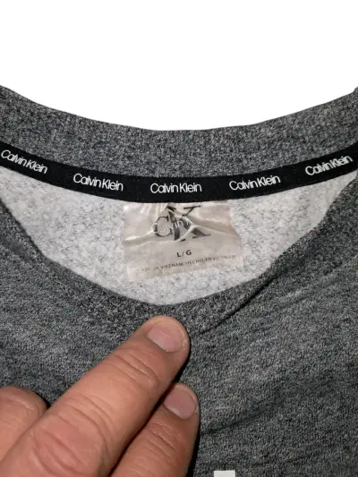 Polerón Calvin Klein gris unisex - miniatura 4