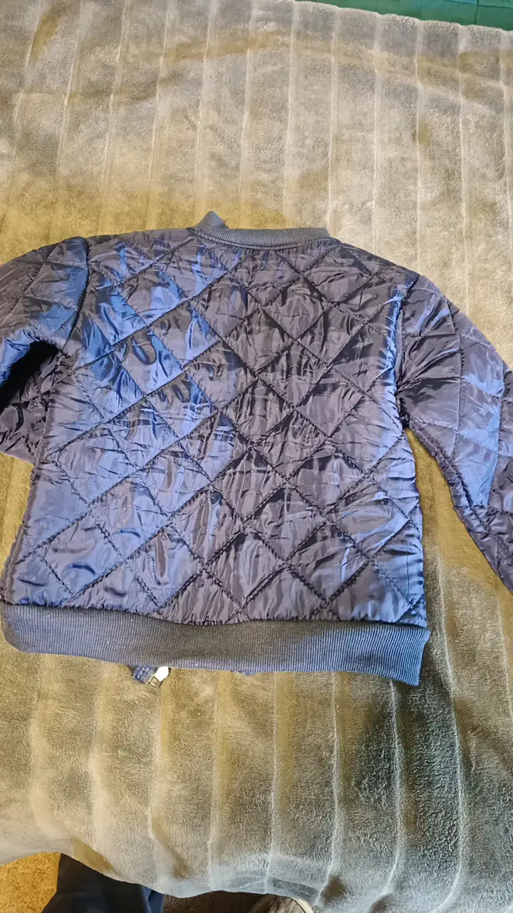 Chaqueta acolchada azul para niño - 3