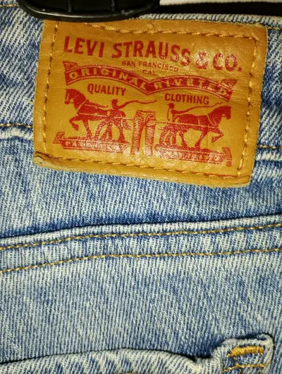 Jeans Levi's celeste claro recto slim talla M - miniatura 2