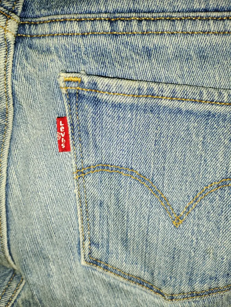 Jeans Levi's celeste claro recto slim talla M - 3