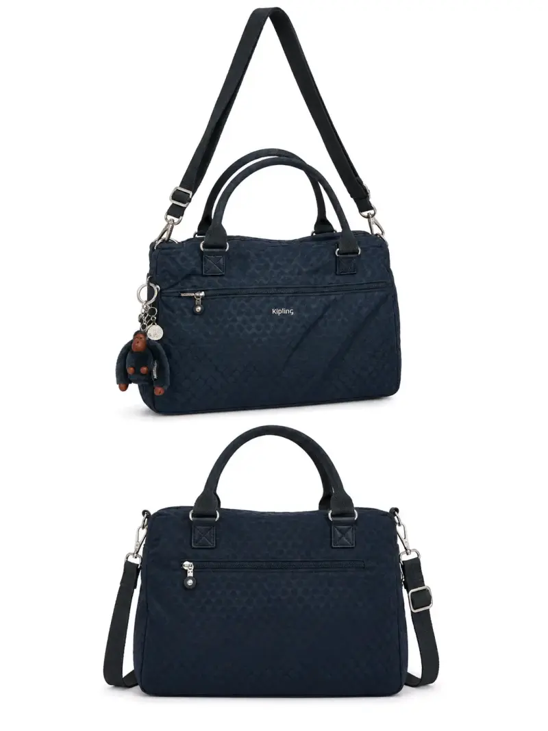 Bolso Kipling azul marino con correa ajustable - 1