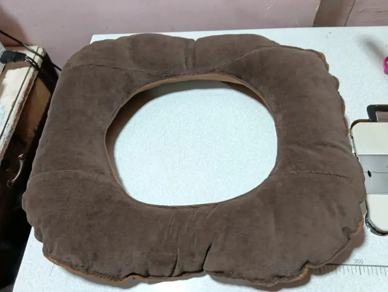 Cojín ortopédico de asiento marrón - 1