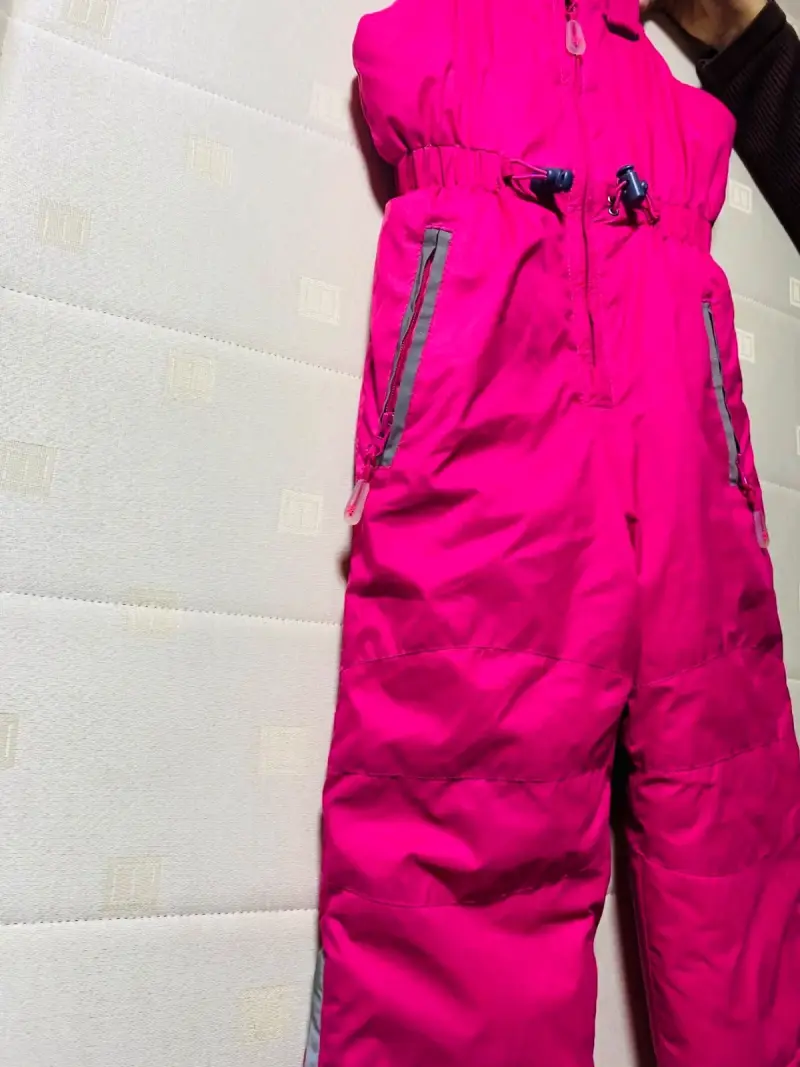 Enterito de nieve infantil rosado impermeable - 1