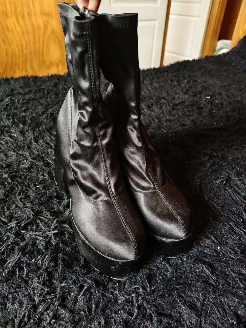 Botines de plataforma negros N39 - 2