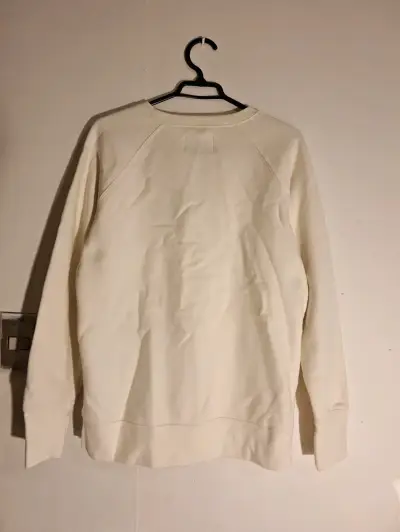 Polerón beige unisex de algodón - miniatura 2