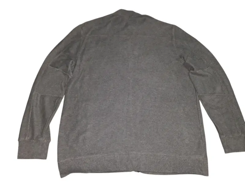 Chaqueta gris de hombre con cierre completo - 2
