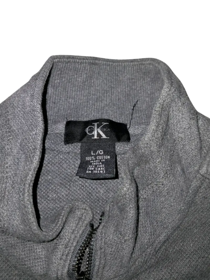 Chaqueta gris de hombre con cierre completo - 3