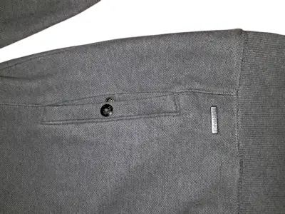 Chaqueta gris de hombre con cierre completo - miniatura 4