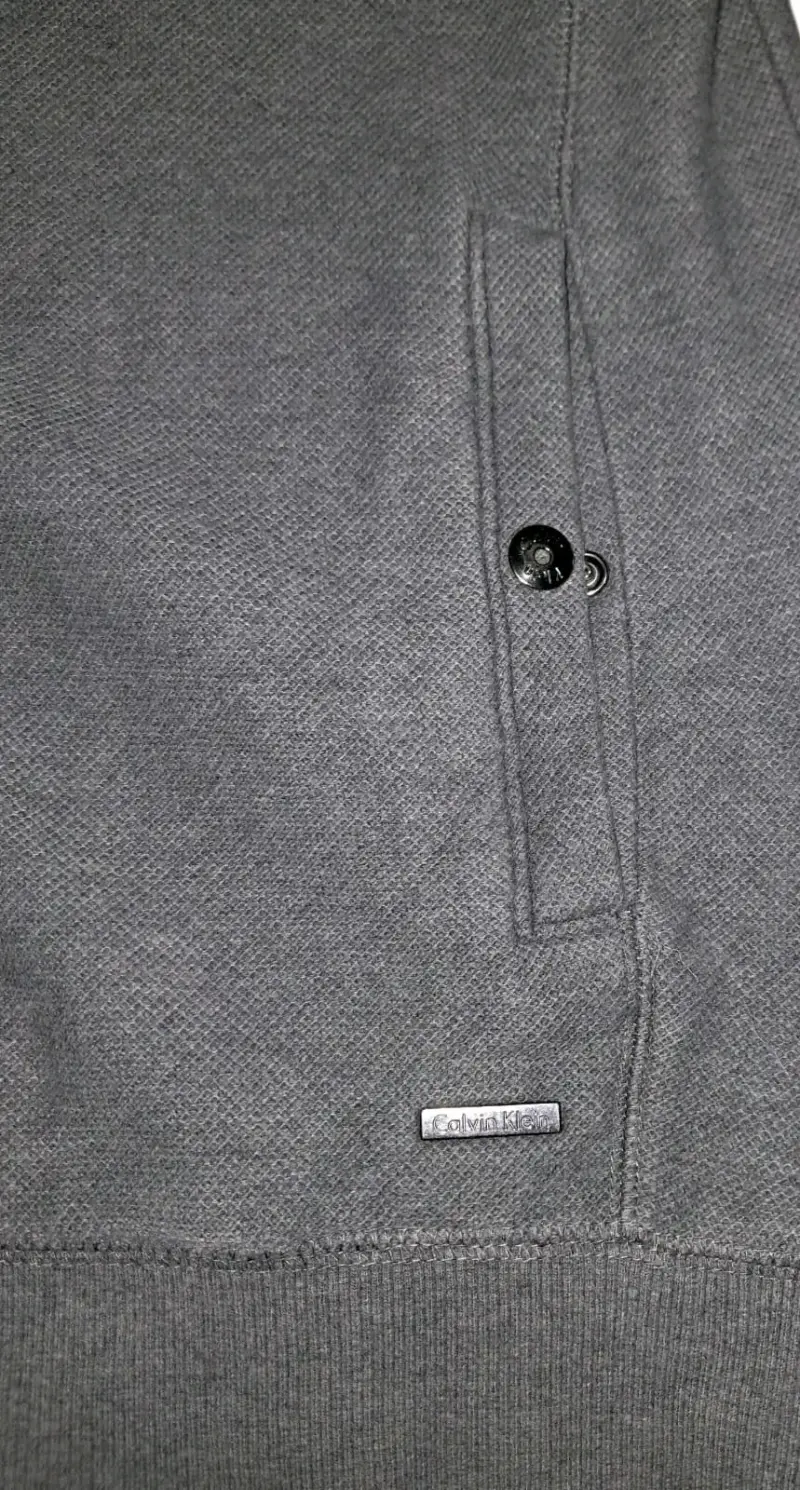 Chaqueta gris de hombre con cierre completo - 5