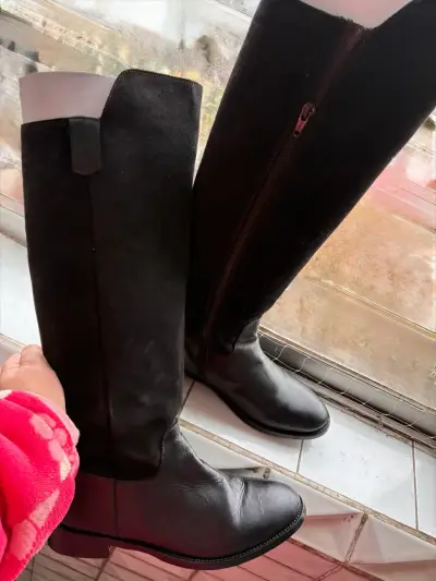 Botas de cuero negras Marquis - miniatura 3