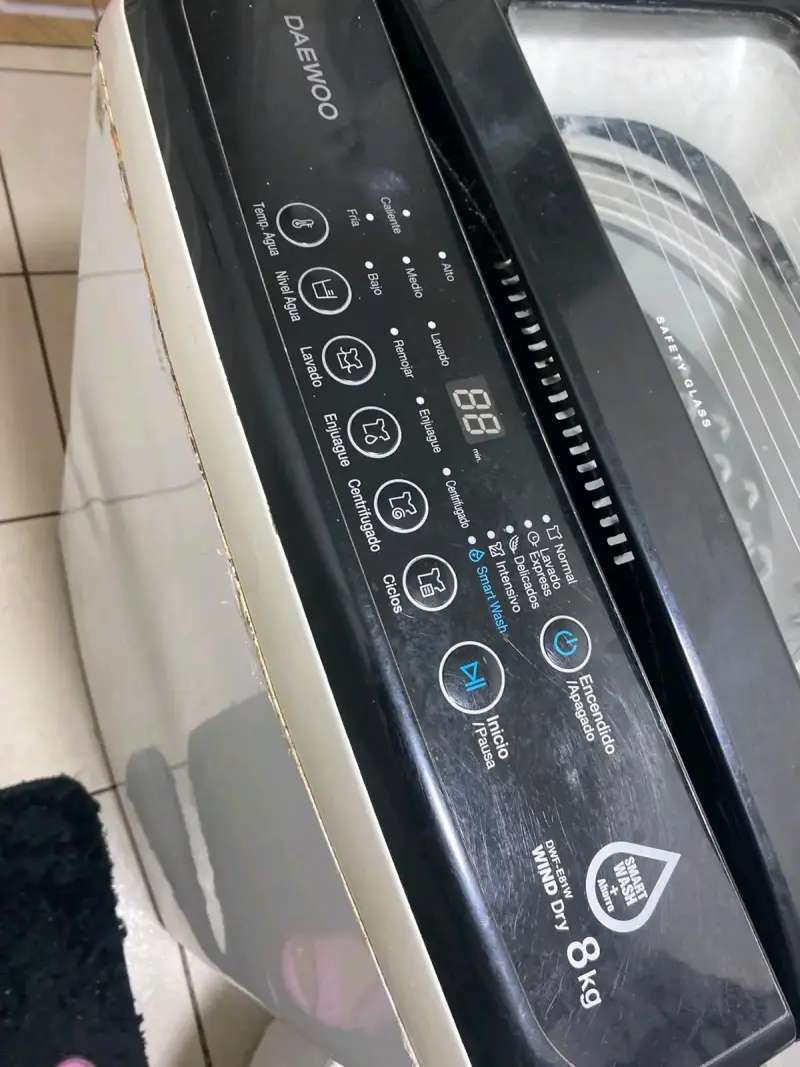 Lavadora Daewoo 8kg con Smart Wash - 3