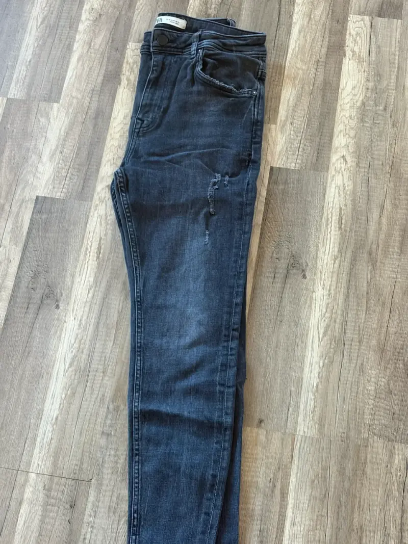 Jeans ajustados negro Zara Talla 40 - 1
