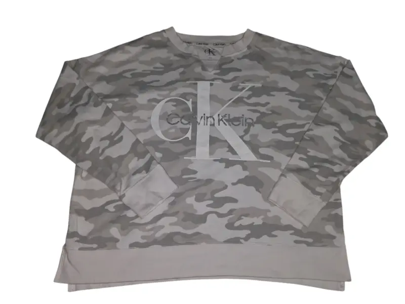 Polerón camuflado Calvin Klein gris - 1
