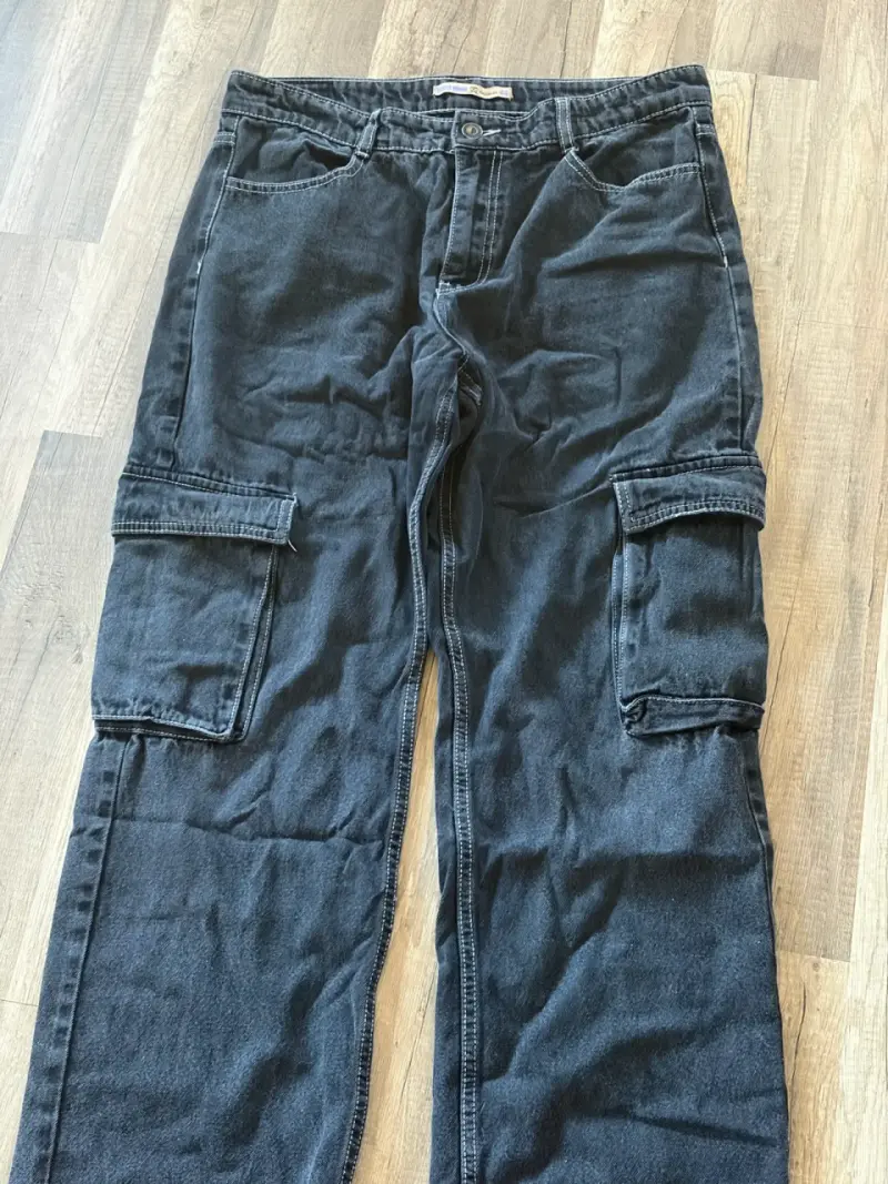 Pantalones cargo negros para mujer Talla 44 - 1