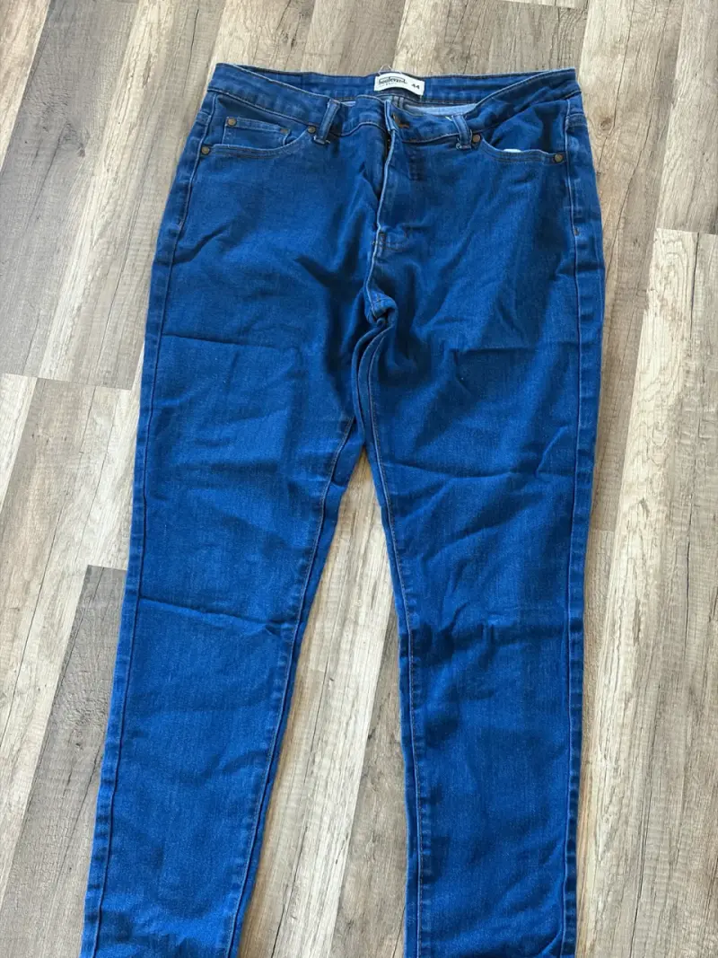 Jeans azul oscuro talla 44 para mujer - 1