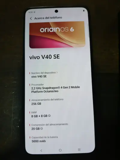 Vivo v40se con cargador original - miniatura 3
