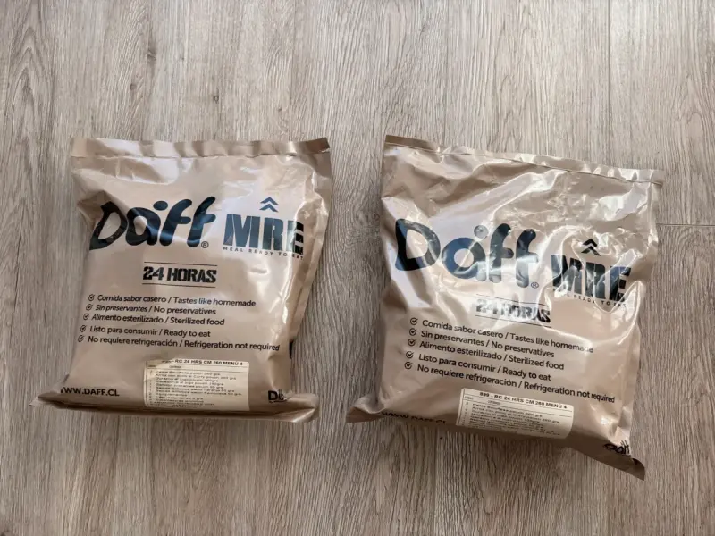 Comida lista para consumir Daft MRE 24 horas - 1