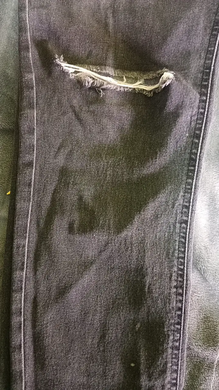 Jeans grises desgastados para hombre - 5