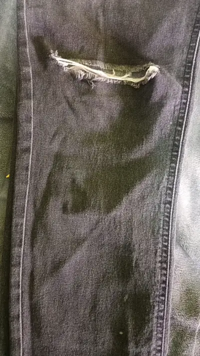 Jeans grises desgastados para hombre - miniatura 5