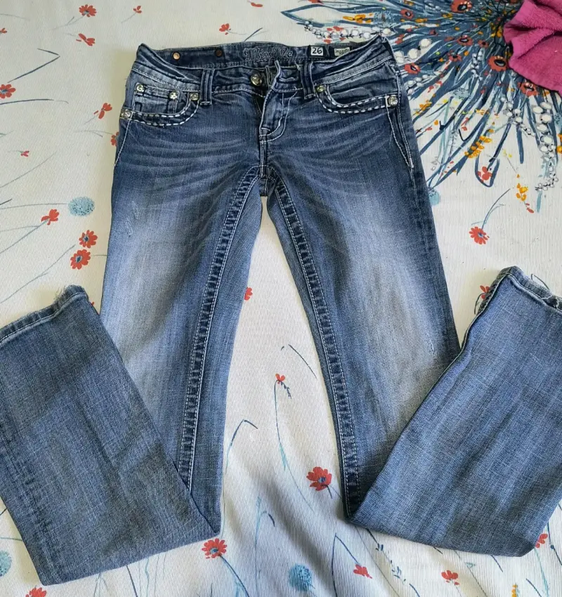 Jeans Miss Me Mujer Talla 36 Azul - 1