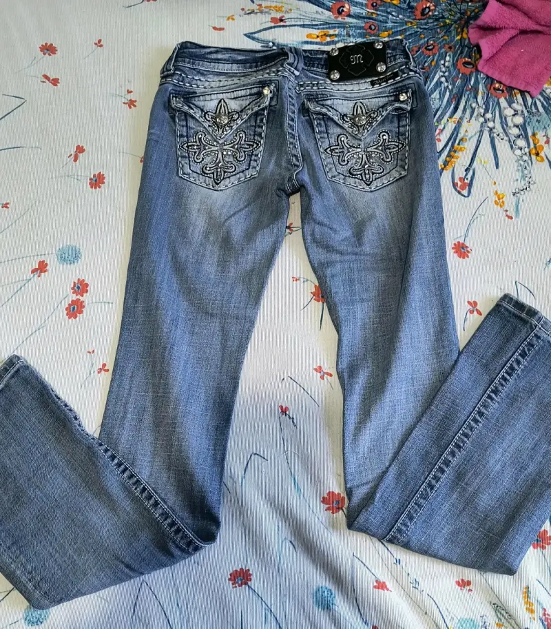 Jeans Miss Me Mujer Talla 36 Azul - 2