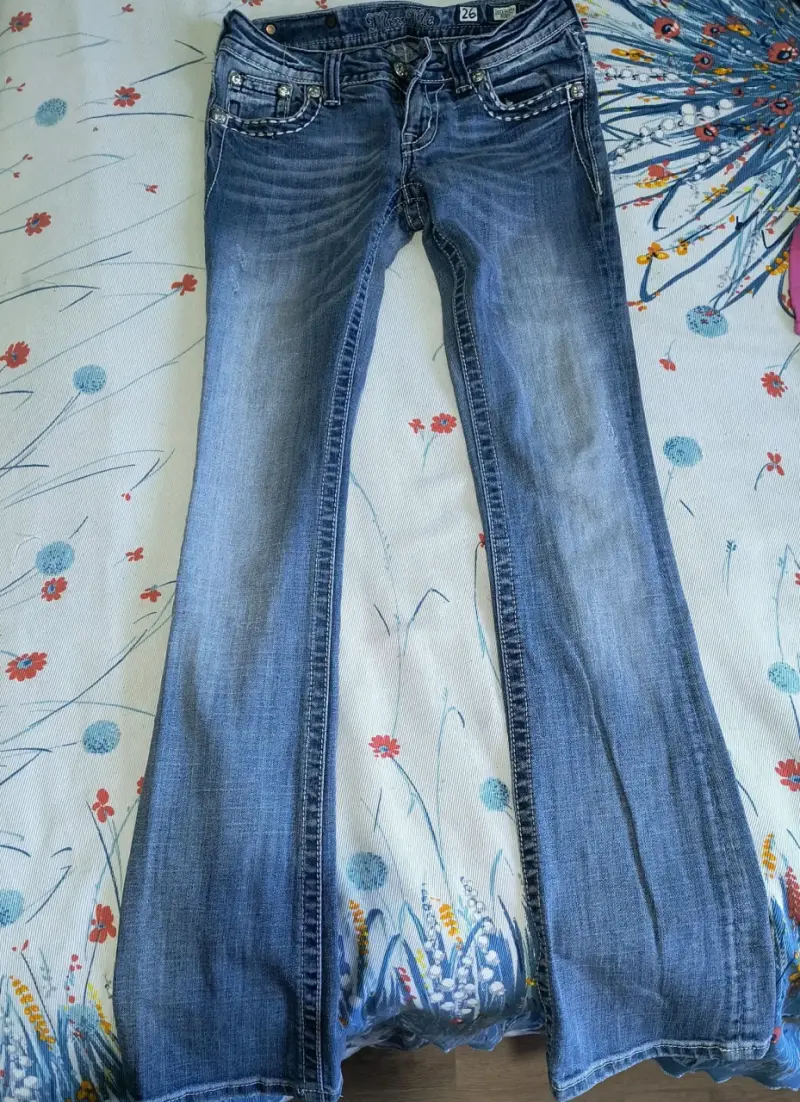 Jeans Miss Me Mujer Talla 36 Azul - 3