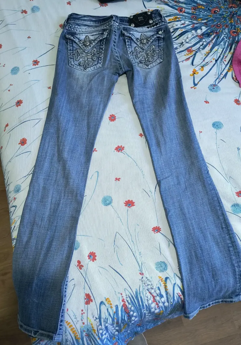 Jeans Miss Me Mujer Talla 36 Azul - 4