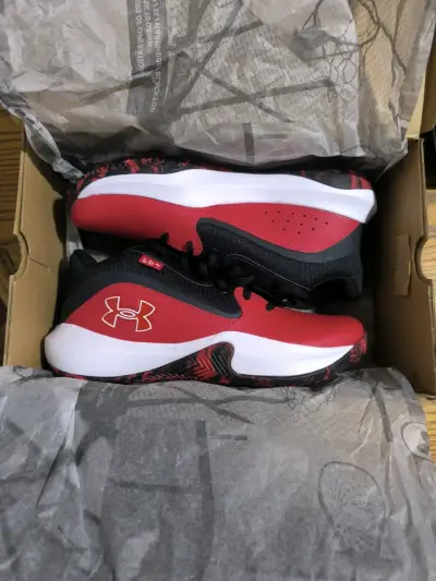 Zapatillas deportivas Under Armour rojas y negras - miniatura 5