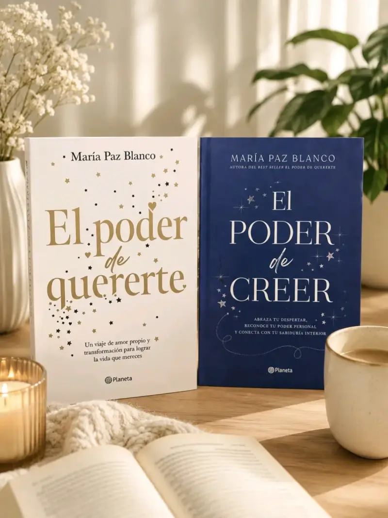 Set de libros 'El poder de quererte' y 'El poder de creer' de María Paz Blanco