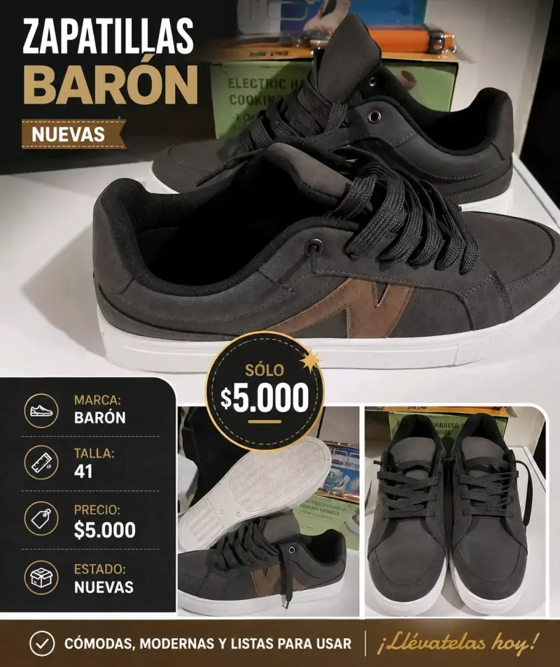 Zapatillas Barón Nuevas Talla 41