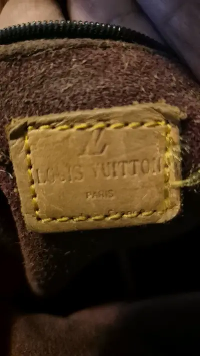 Bolso de cuero Louis Vuitton vintage - miniatura 1